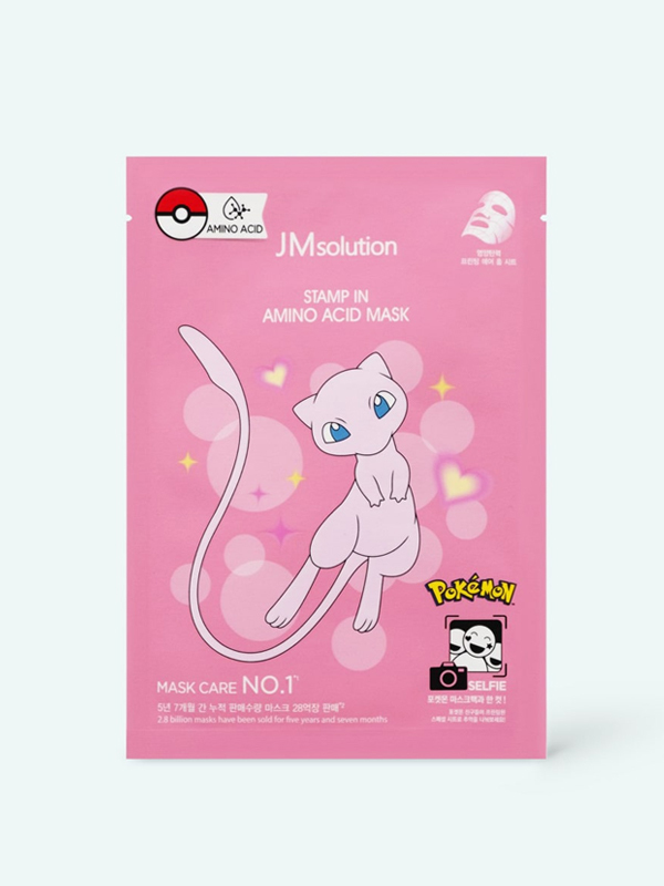 JMsolution X Pokemon Stamp In Amino Acid Mask